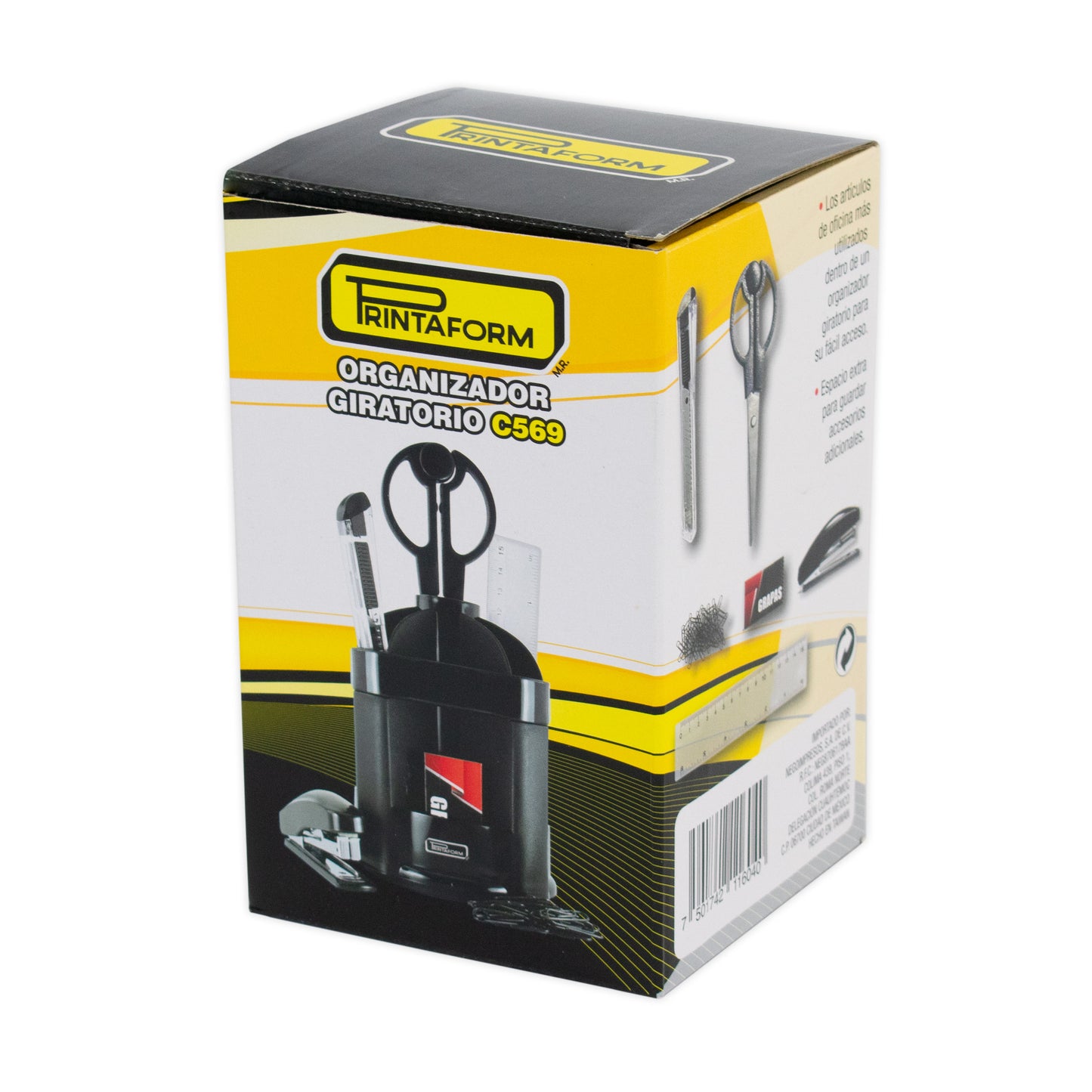 Organizador giratorio color negro C-569
