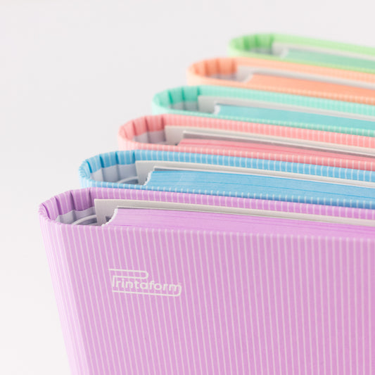 Libreta Kool Tipo Agenda A5, Arcoiris Pastel, pasta dura, 100h