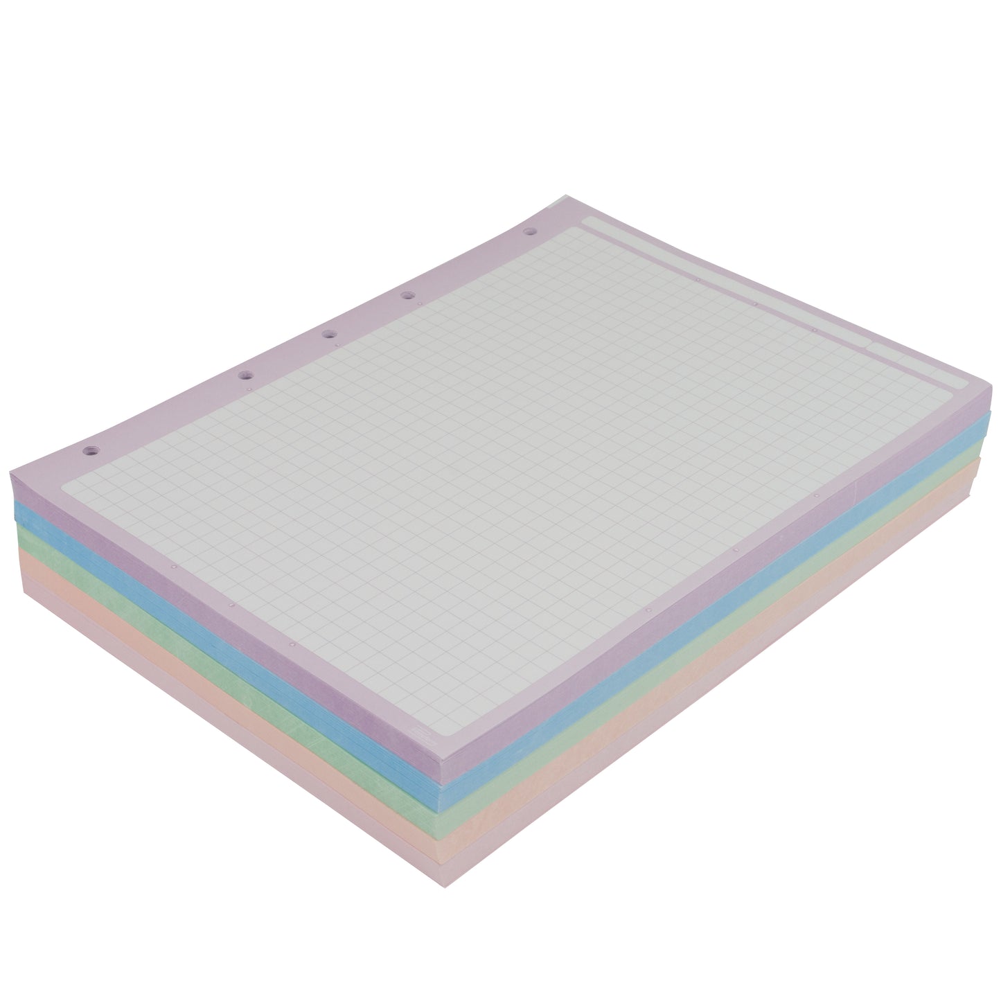 Repuestos para Carpeta Arcoíris Pastel 200 hojas