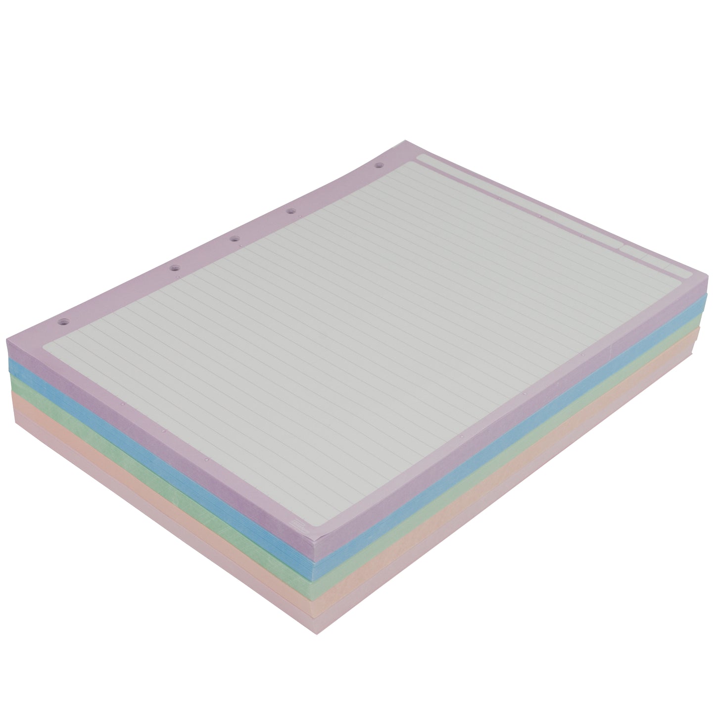 Repuestos para Carpeta Arcoíris Pastel 200 hojas