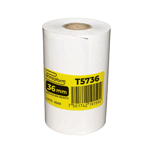 Rollo Térmico 56mm x 16m, RT5736 a granel