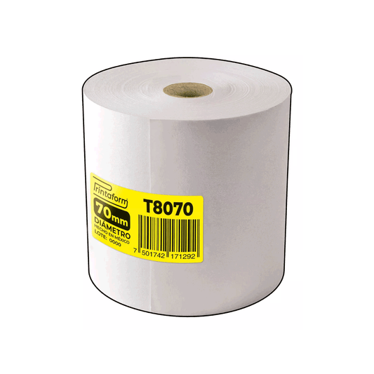 Pack de 12 Rollos Térmicos 79mm x 76m, T8070