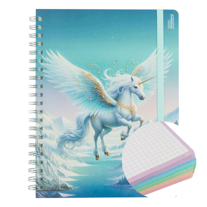 Libreta Profesional Universitaria Unicornios, 200h