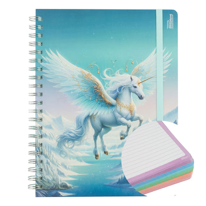 Libreta Profesional Universitaria Unicornios, 200h