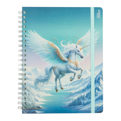 Libreta Profesional Universitaria Unicornios, 200h