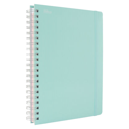 Libreta Universitaria Arcoiris Pastel, Profesional pasta dura, 200 hojas