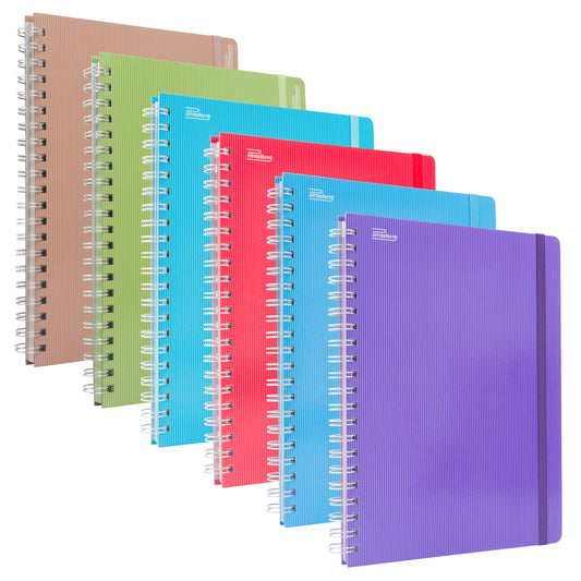 Libreta Profesional Arcoiris pasta dura, 100 hojas