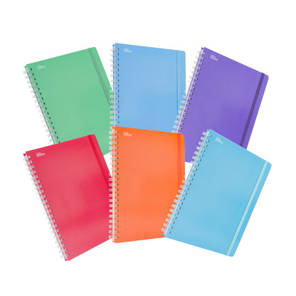 Libreta Arcoiris Profesional pasta dura, 100 hojas