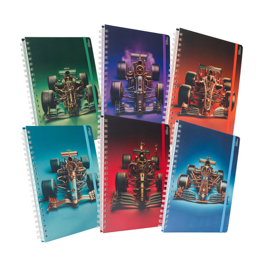 Libreta Profesional Autos, pasta dura, 100h
