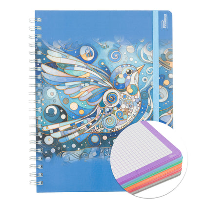 Libreta Profesional Universitaria Aves, pasta dura, 200h