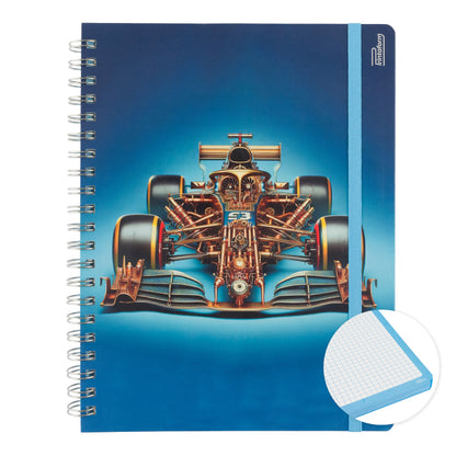 Libreta Profesional Autos, pasta dura, 100h