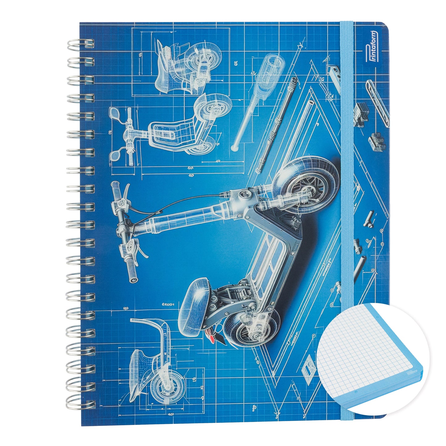 Libreta Profesional Movilidad, pasta dura, 100h
