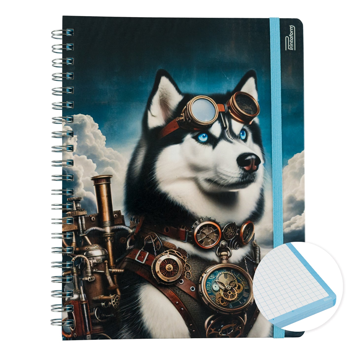Libreta Profesional Mascotas, pasta dura, 100h