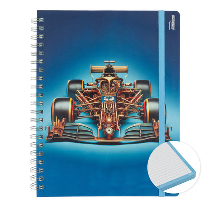 Libreta Profesional Autos, pasta dura, 100h