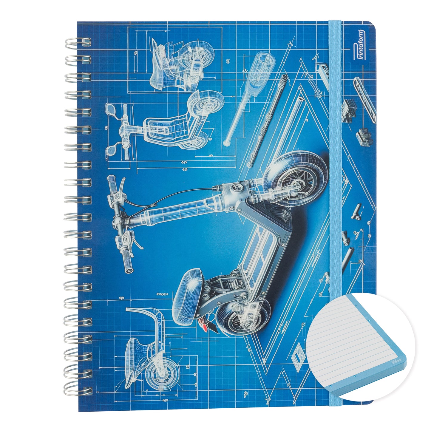 Libreta Profesional Movilidad, pasta dura, 100h