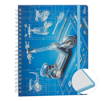 Libreta Profesional Movilidad, pasta dura, 100h