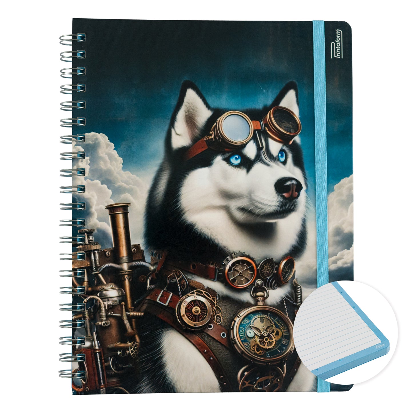 Libreta Profesional Mascotas, pasta dura, 100h