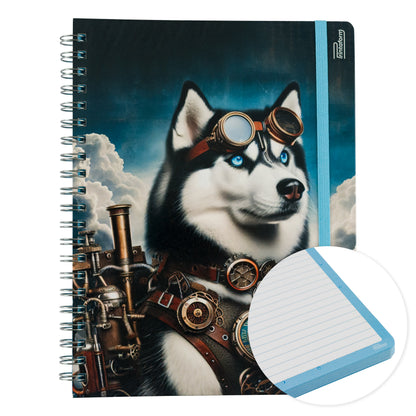 Libreta Profesional Mascotas, pasta dura, 100h