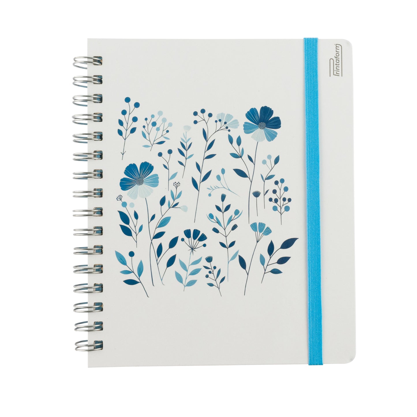 Libreta Book Floral pasta dura, 100 hojas