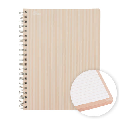 Libreta Multicolor Profesional Pastel Semirrigida, 100 hojas
