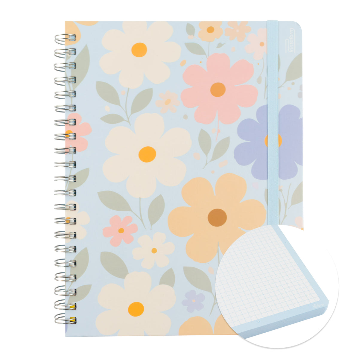 Libreta Floral Profesional pasta dura,100 hojas
