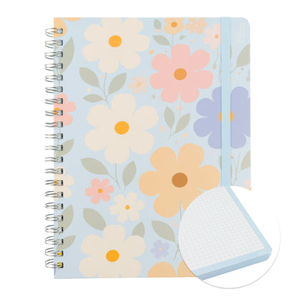 Libreta Floral Profesional pasta dura,100 hojas