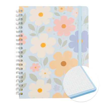 Libreta Floral Profesional pasta dura,100 hojas