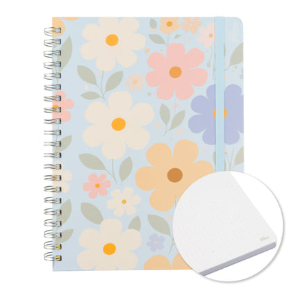 Libreta Floral Profesional pasta dura,100 hojas