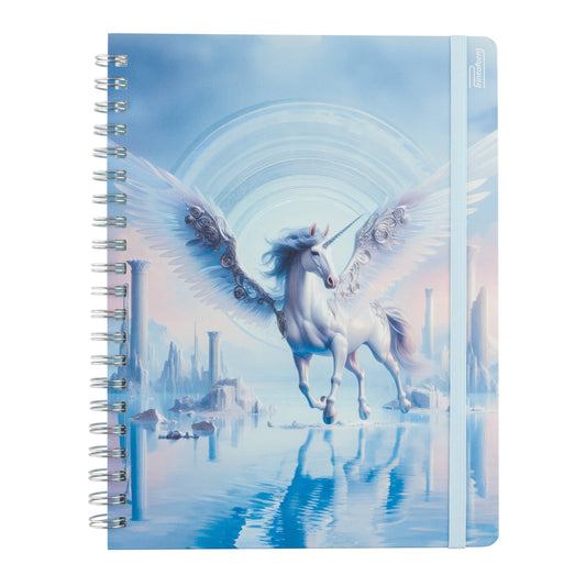 Libreta Profesional Universitaria Unicornios, 200h