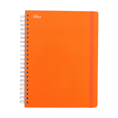 Libreta Universitaria Arcoíris profesional pasta dura, 200 hojas
