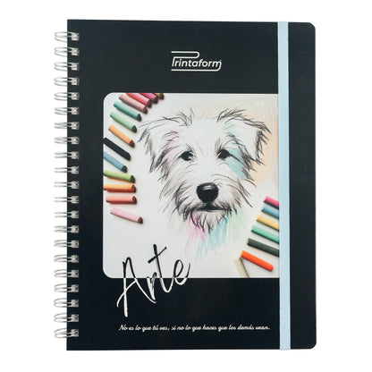 Libreta Profesional Arte para Dibujo, Pasta Dura 60h