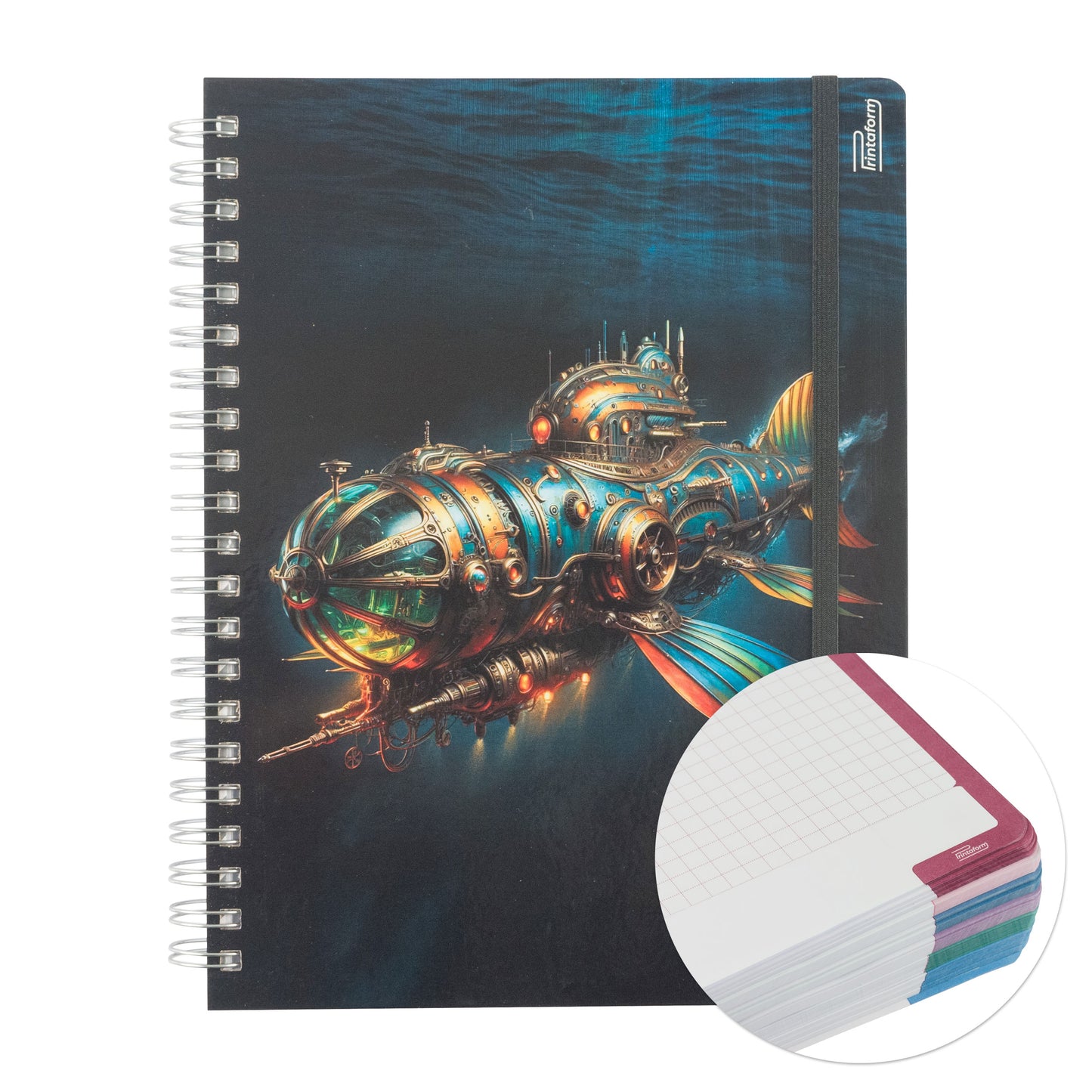 Libreta Profesional Universitaria Julio Verne 200h Rayado Cornell
