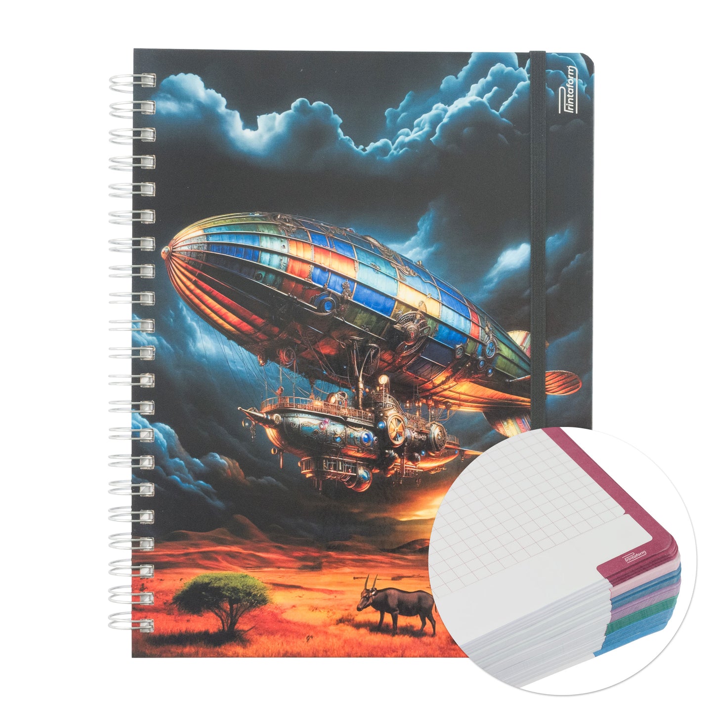 Libreta Profesional Universitaria Julio Verne 200h Rayado Cornell
