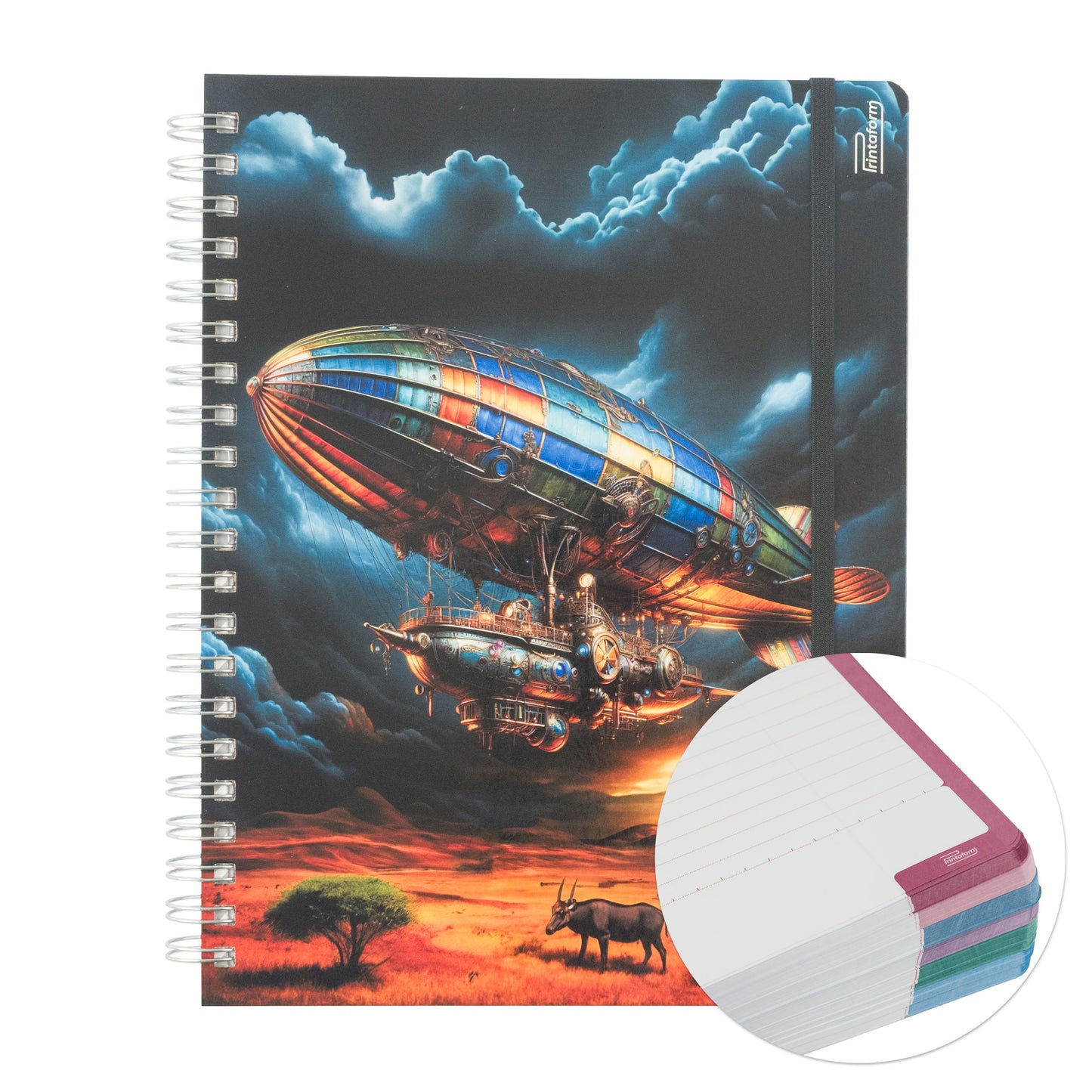 Libreta Profesional Universitaria Julio Verne 200h Rayado Cornell