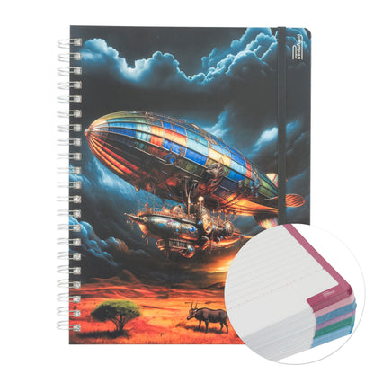 Libreta Profesional Universitaria Julio Verne 200h Rayado Cornell