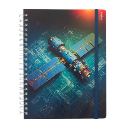 Libreta Profesional Universitaria Exploración Espacial 200h Rayado Cornell