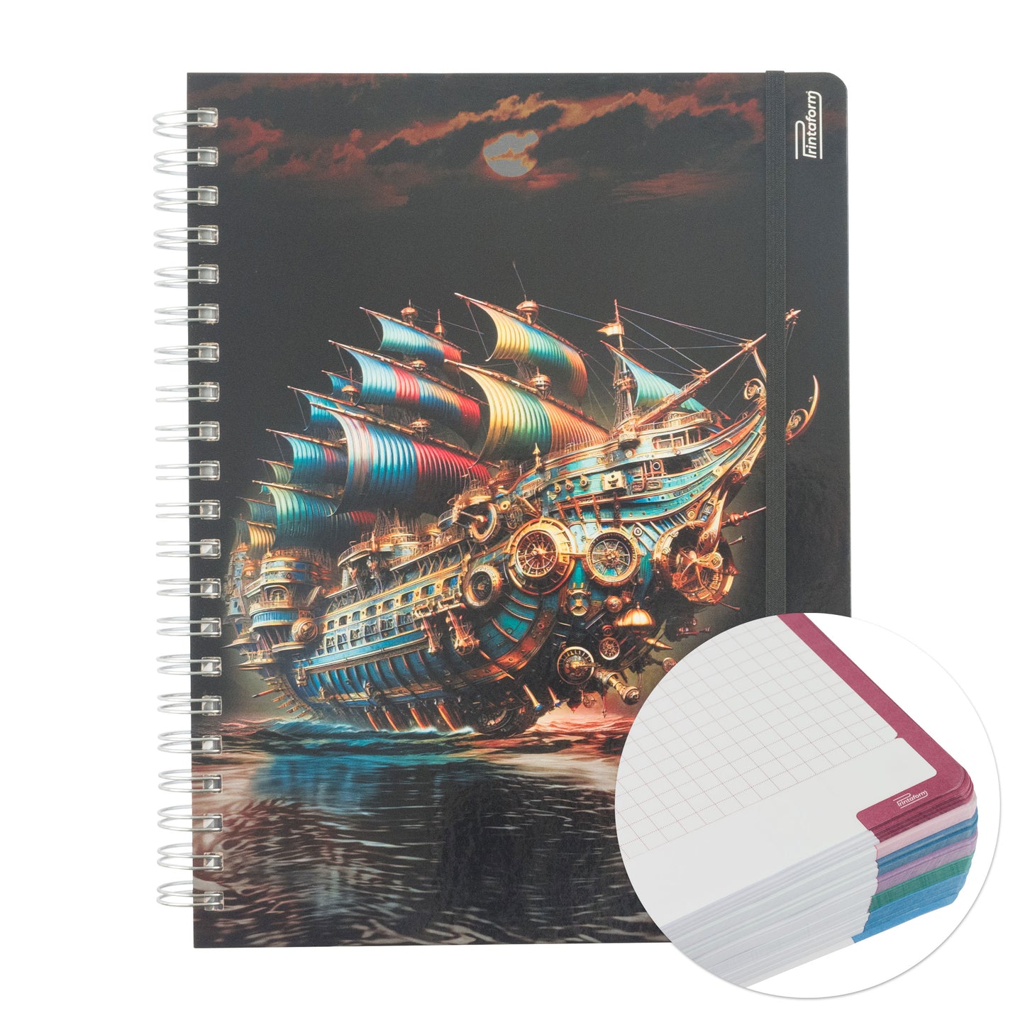 Libreta Profesional Universitaria Julio Verne 200h Rayado Cornell