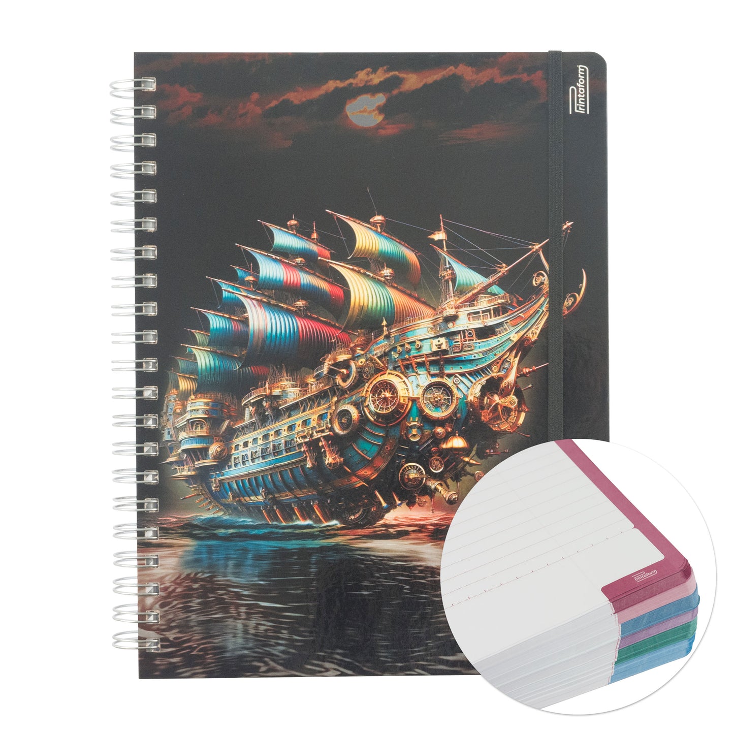 Libreta Profesional Universitaria Julio Verne 200h Rayado Cornell