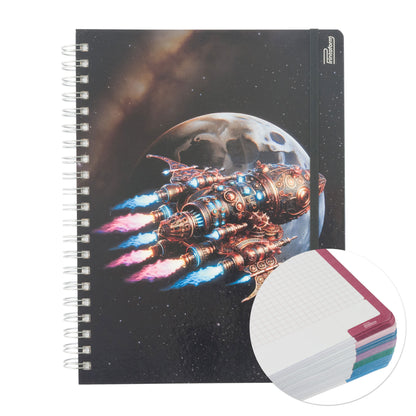 Libreta Profesional Universitaria Julio Verne 200h Rayado Cornell