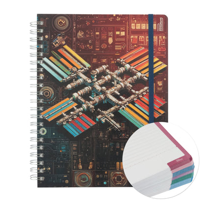 Libreta Profesional Universitaria Exploración Espacial 200h Rayado Cornell