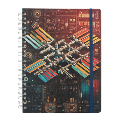 Libreta Profesional Universitaria Exploración Espacial 200h Rayado Cornell