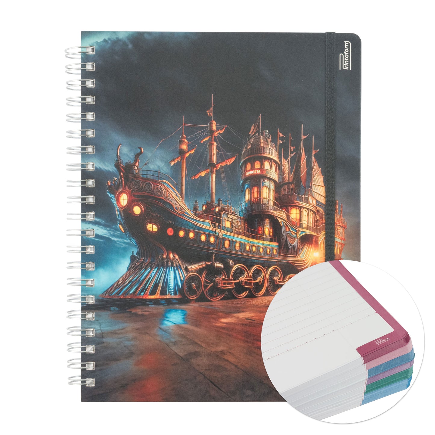 Libreta Profesional Universitaria Julio Verne 200h Rayado Cornell