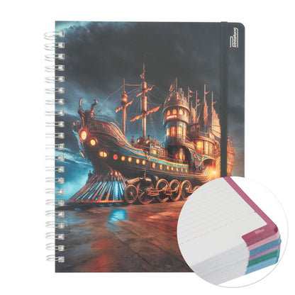 Libreta Profesional Universitaria Julio Verne 200h Rayado Cornell