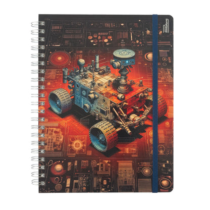 Libreta Profesional Universitaria Exploración Espacial 200h Rayado Cornell