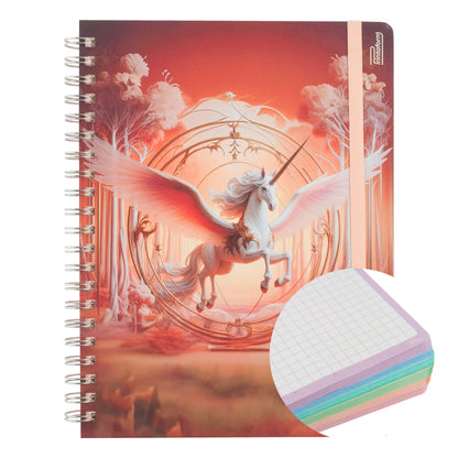 Libreta Profesional Universitaria Unicornios, 200h
