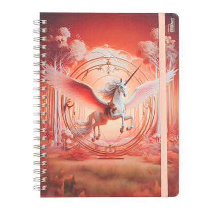 Libreta Profesional Universitaria Unicornios, 200h