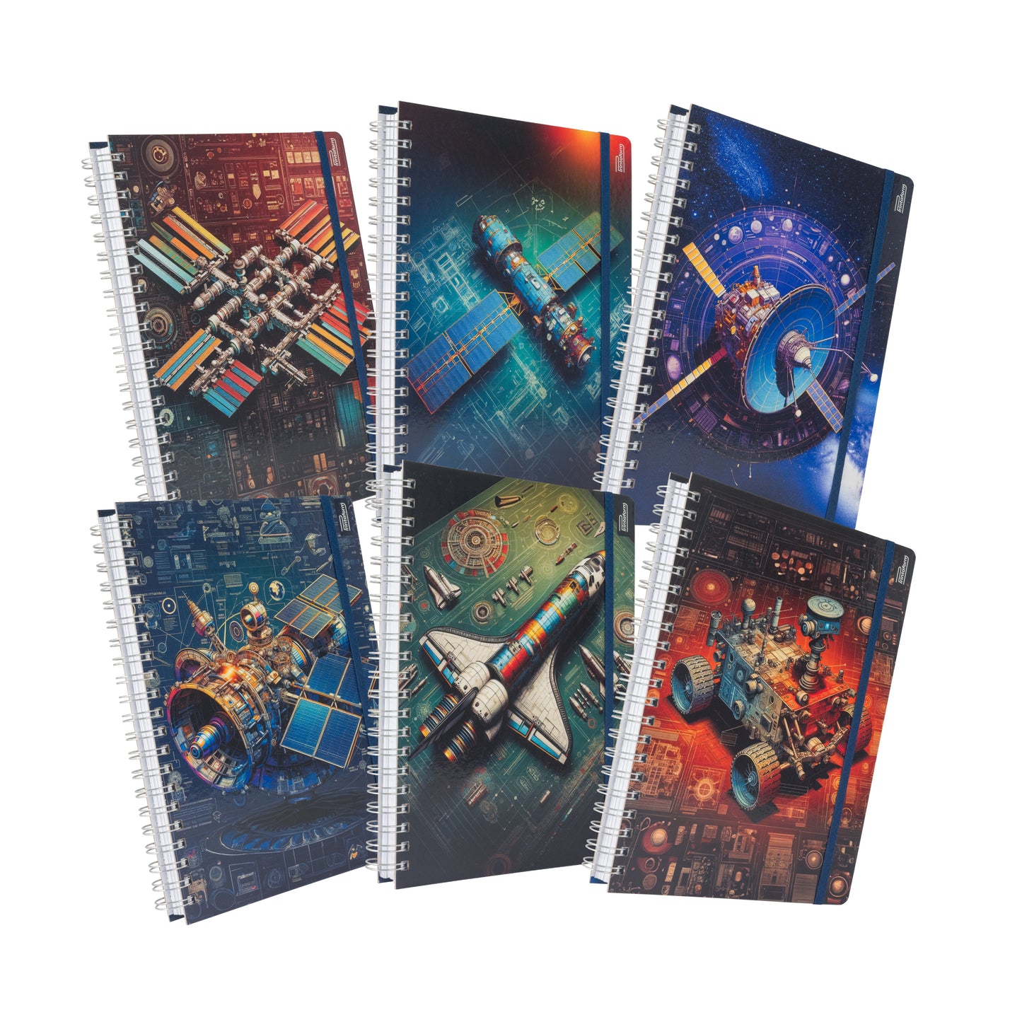 Libreta Profesional Universitaria Exploración Espacial 200h Rayado Cornell
