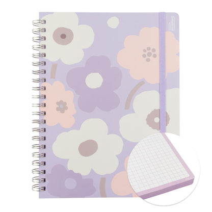 Libreta Floral Profesional pasta dura,100 hojas