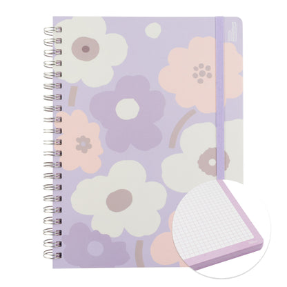 Libreta Floral Profesional pasta dura,100 hojas