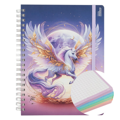 Libreta Profesional Universitaria Unicornios, 200h